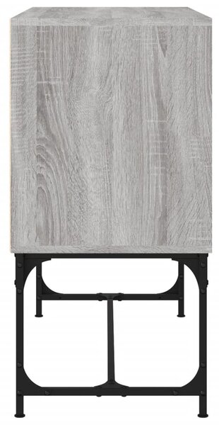 Szürke sonoma színű szerelt fa tálalószekrény 100x40x79,5 cm