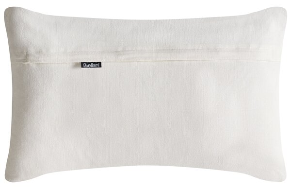 2 db díszpárna LANSIUM Pamut 30 x 50 cm 45 x 45 cm Fehér Növénymintás