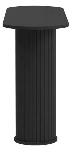 Fekete konzolasztal 40x130 cm Nola – Unique Furniture