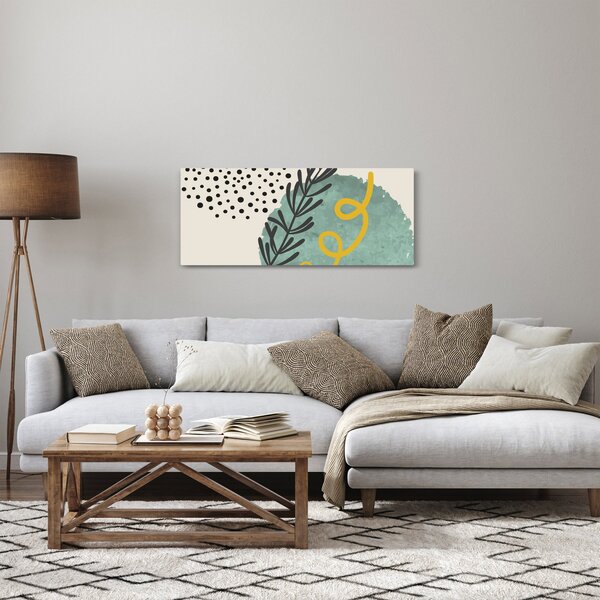 Kép - Absztrakt lapok N⁰1 (120x50 cm)