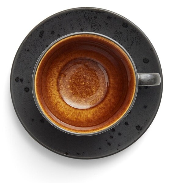 Fekete kerámia csésze szett 4 db-os 240 ml Gastro Black/Mix – Bitz