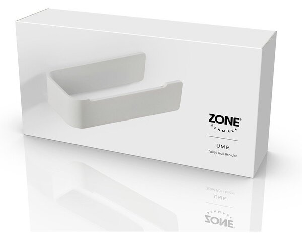 Fehér fali fém WC-papír tartó Ume – Zone