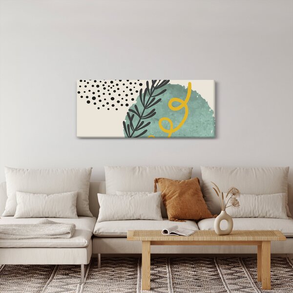 Kép - Absztrakt lapok N⁰1 (120x50 cm)