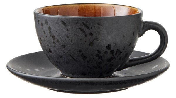 Fekete kerámia csésze szett 4 db-os 240 ml Gastro Black/Mix – Bitz