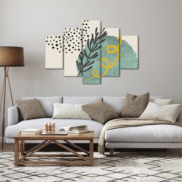 Kép - Absztrakt lapok N⁰1 (150x105 cm)