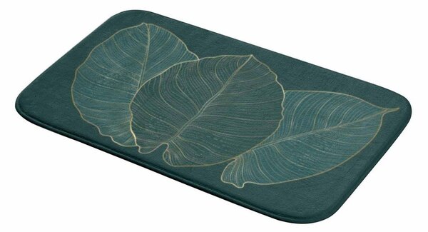 Sötétzöld fürdőszobai kilépő 45x75 cm Jade – douceur d'intérieur