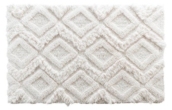 Fehér fürdőszobai kilépő 50x80 cm Ikatis – douceur d'intérieur