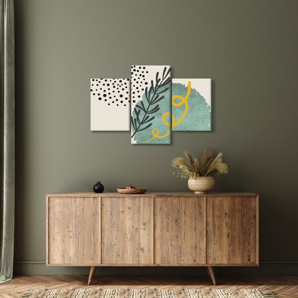Kép - Absztrakt lapok N⁰1 (90x60 cm)