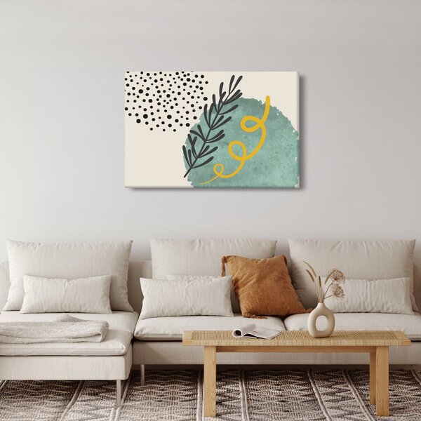 Kép - Absztrakt lapok N⁰1 (90x60 cm)