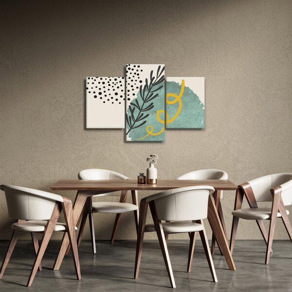 Kép - Absztrakt lapok N⁰1 (90x60 cm)