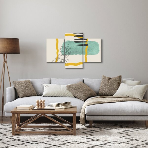 Kép - Absztrakt lapok N⁰2 (90x60 cm)
