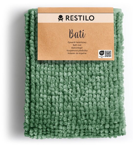 Zöld fürdőszobai kilépő 50x70 cm Bati – Restilo