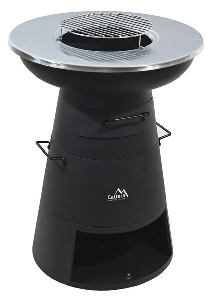 Faszenes grillsütő ø 58,5 cm Plancha Moon – Cattara