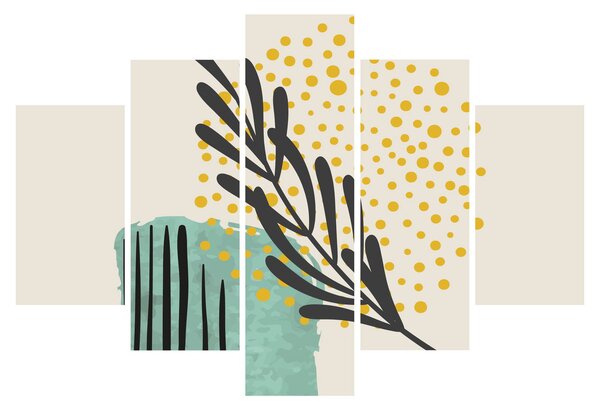 Kép - Absztrakt lapok N⁰3 (150x105 cm)