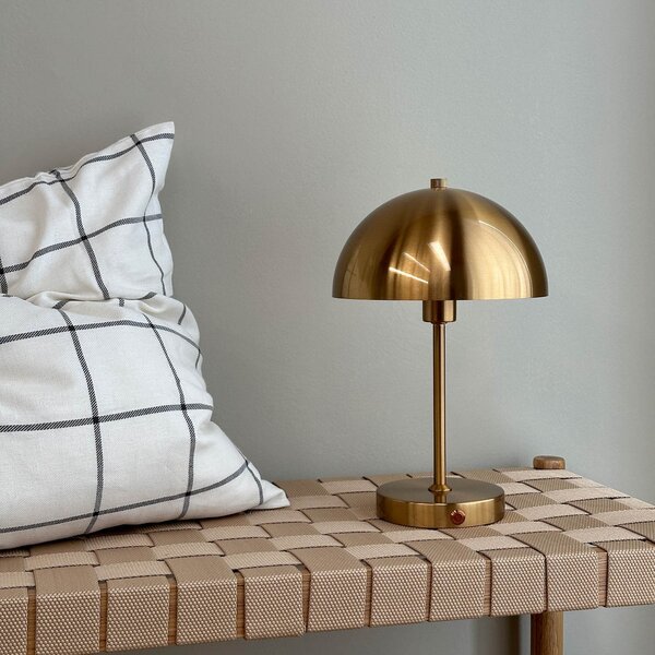 Asztali lámpa Dyberg Larsen, Stockholm, dimmable, Bronz / Öreg Sárgaréz, Nappali, Fém, Skandináv