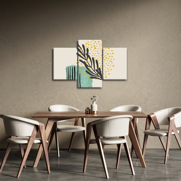 Kép - Absztrakt lapok N⁰3 (90x60 cm)
