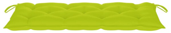 Tömör akácfa kerti pad párnával 120 cm