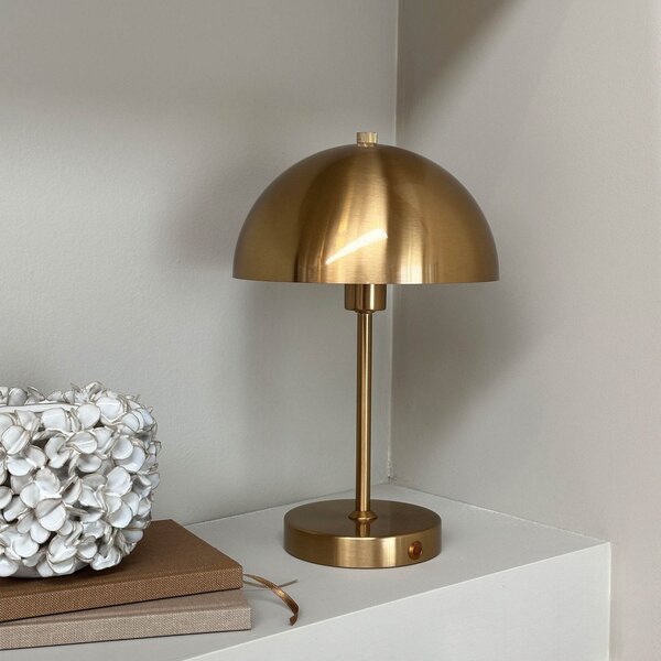 Asztali lámpa Dyberg Larsen, Stockholm, dimmable, Bronz / Öreg Sárgaréz, Nappali, Fém, Skandináv