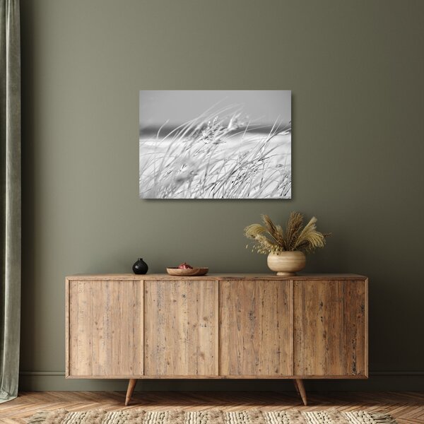 Üveg kép - Strandfű (70x50 cm)