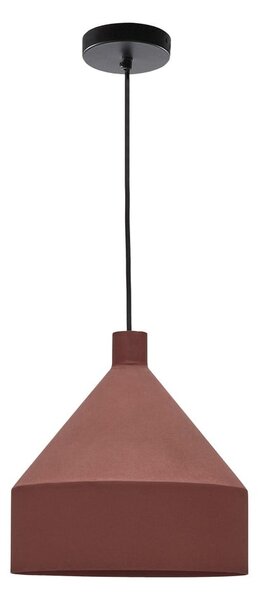 Terrakotta színű függőlámpa fém búrával ø 30 cm Peralta – Kave Home