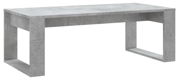 Betonszürke szerelt fa dohányzóasztal 102x50x35 cm
