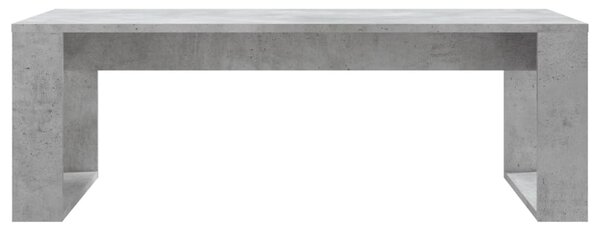 Betonszürke szerelt fa dohányzóasztal 102x50x35 cm