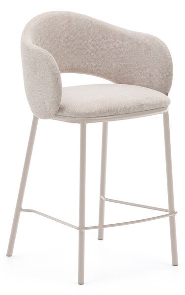 Krémszínű bárszék (ülésmagasság 65 cm) Maina – Kave Home