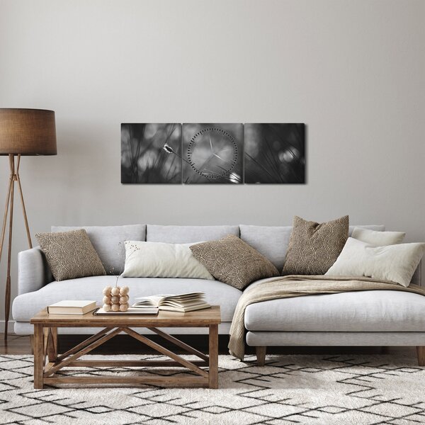 Kép - Mezei fű (órával) (90x30 cm)