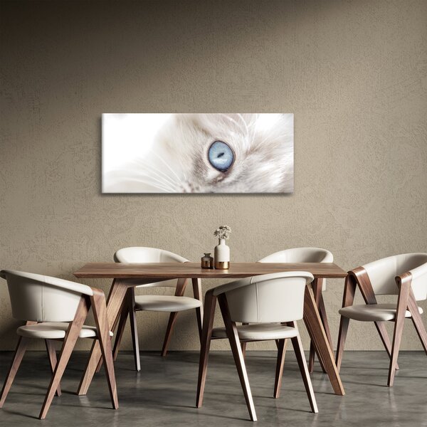 Kép - Kék szemű macska (120x50 cm)