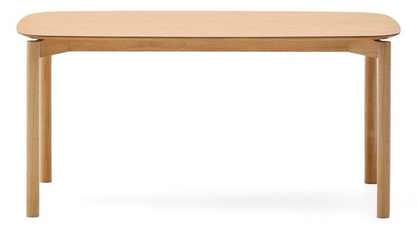 Étkezőasztal kőrisfa dekorral 90x160 cm Indara – Kave Home
