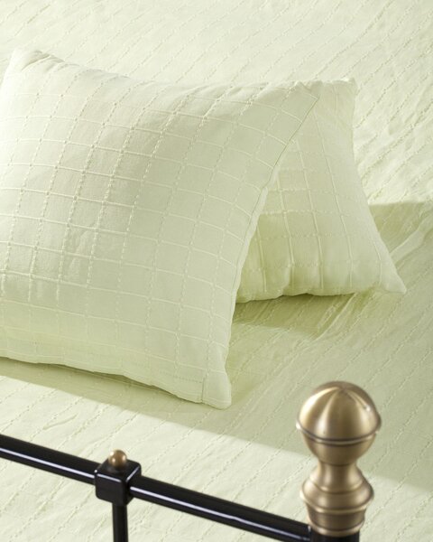 Milena lime green takaró és 2 párnahuzat szett 150 x 250 cm -50%