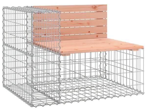 Tömör duglászfenyő gabion kerti pad 184x71x65,5 cm