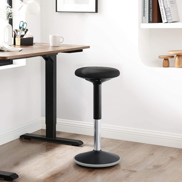 SONGMICS Ergonomikus Állítható Magasságú Billenő Szék Fekete
