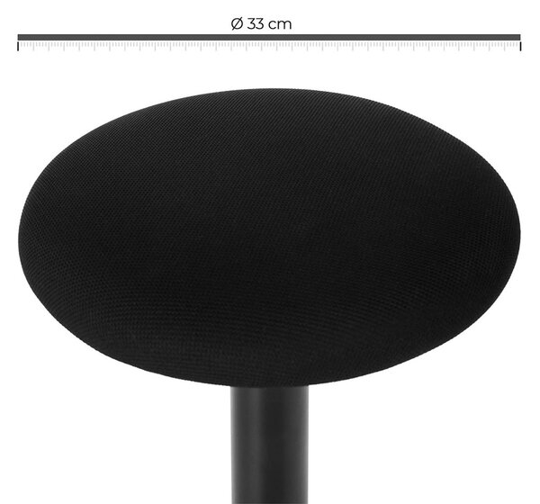 SONGMICS Ergonomikus Állítható Magasságú Billenő Szék Fekete