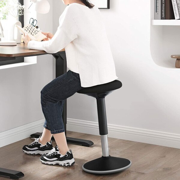 SONGMICS Ergonomikus Állítható Magasságú Billenő Szék Fekete