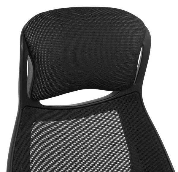 SONGMICS ergonomikus irodai szék fekete hálós háttámlával