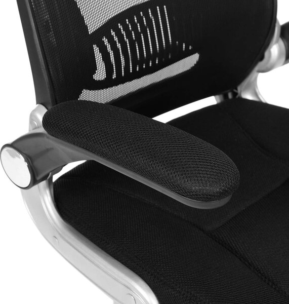 SONGMICS ergonomikus irodai szék fekete hálós háttámlával