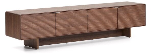 Sötétbarna TV-állvány diófa dekorral 200x46x40 cm Norlen – Kave Home