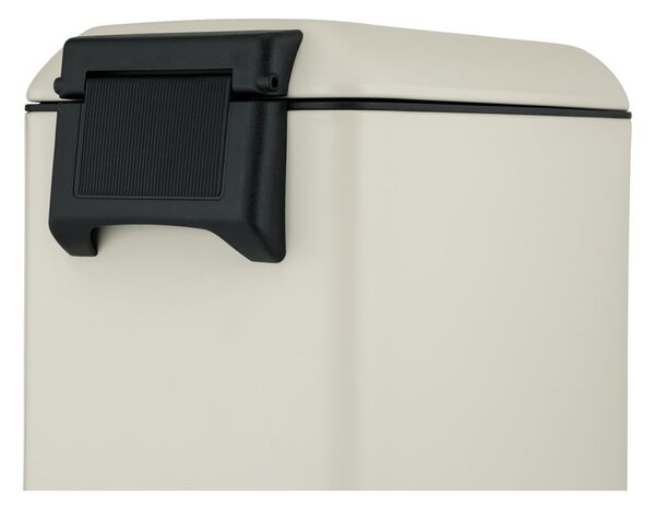 Krémszínű acél pedálos szemetes 12 l Design – Wenko