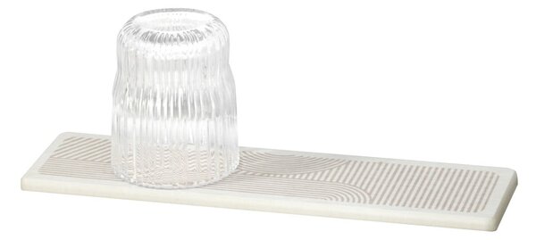 Bézs kovaföld edénycsepegtető alátét 30x8 cm Damon – Wenko