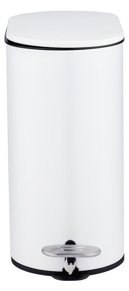 Matt fehér acél pedálos szemetes 5 l Collungo – Wenko