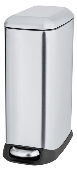 Ezüstszínű rozsdamentes acél pedálos szemetes 12 l Design – Wenko