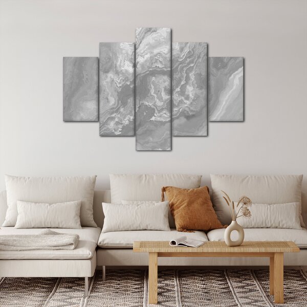 Kép - Márvány fekete-fehérben (150x105 cm)