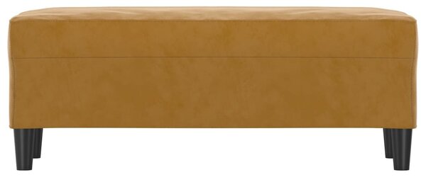 Barna bársony pad 100 x 35 x 41 cm