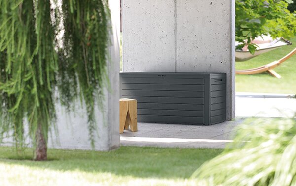 Woodebox Kerti Tárolóláda Antracit 585