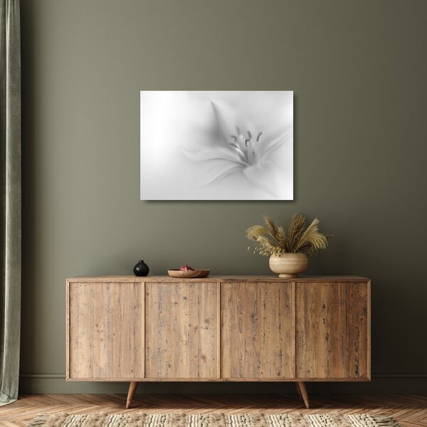 Üveg kép - Delicate Lily (70x50 cm)