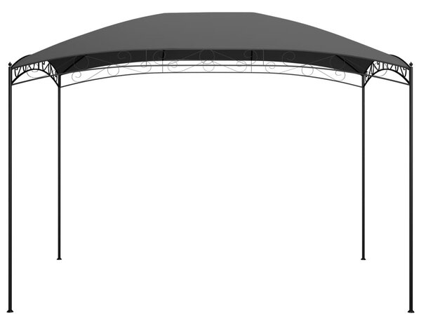 Antracitszürke pavilon 3 x 4 x 2,65 m 180 g/m²