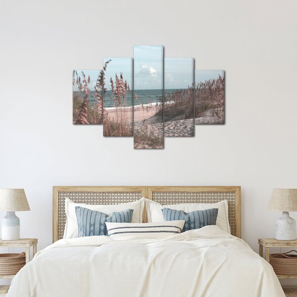 Kép - Rózsaszín strand (150x105 cm)