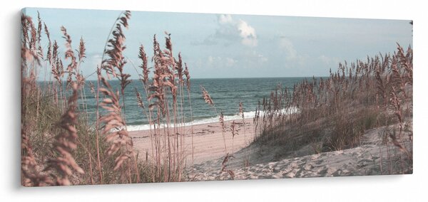 Kép - Rózsaszín strand (120x50 cm)