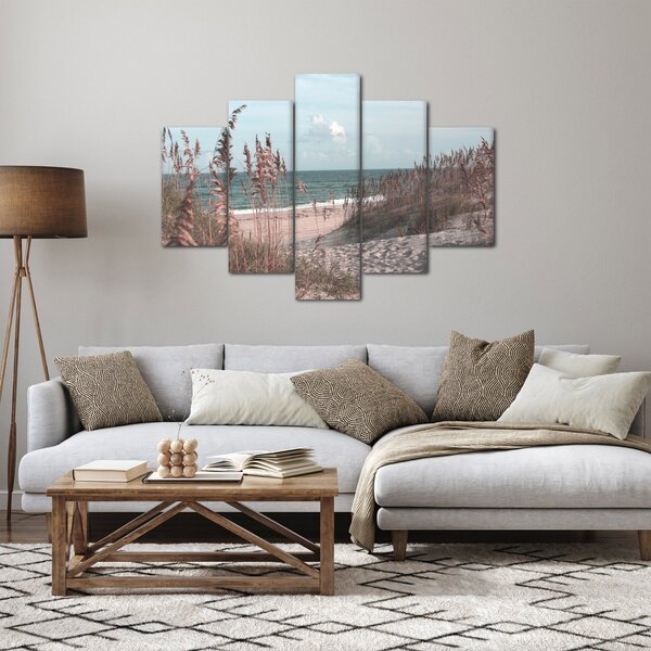 Kép - Rózsaszín strand (150x105 cm)